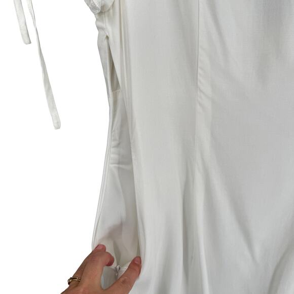 Y2K Delias Dolls Kill Babydoll Mini Dress Womens M White Croquette Milkmaid NWT - Picture 5 of 9